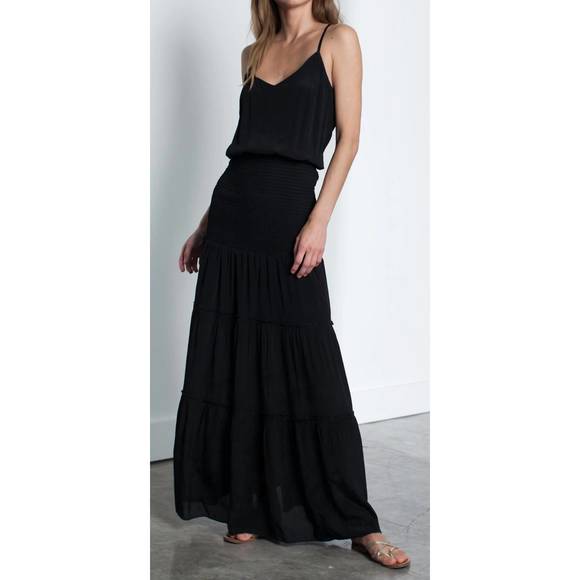 Panama Solid Maxi Dress Navy - Karina Grimaldi main image 1